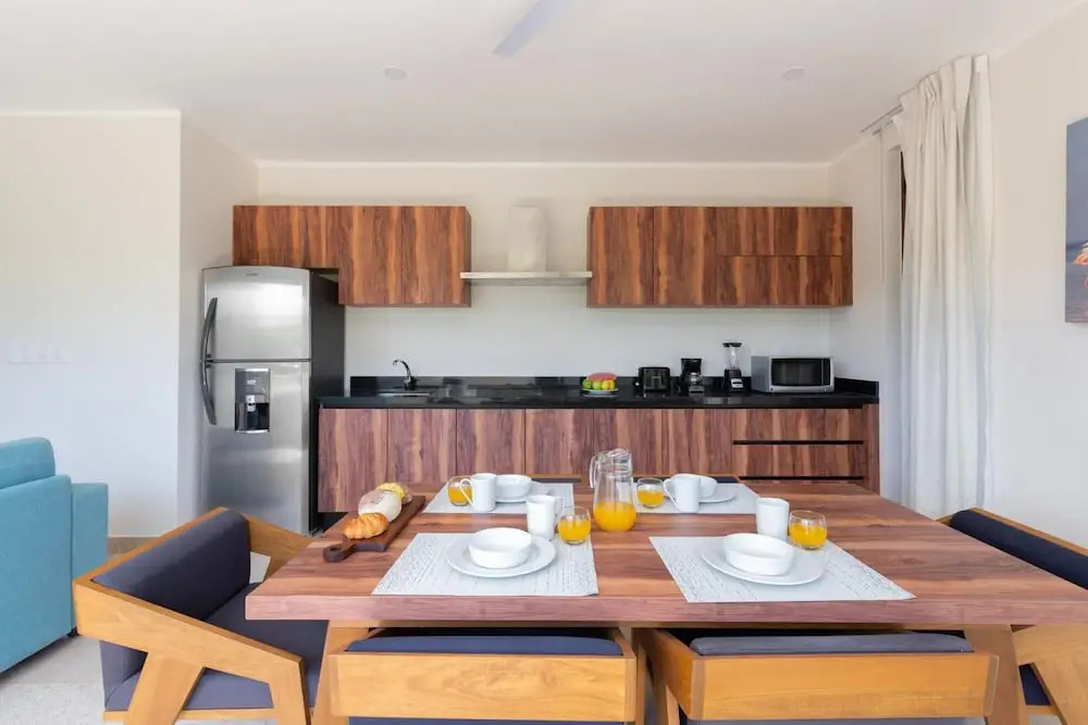 Modern 2 BR Apartment Aldea Zama Rooftop Pool Gym Cinema