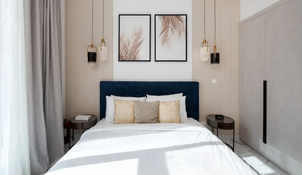 Modish Palm 3BR w Private Balcony Beach Access