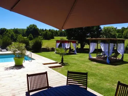 La maison de Gilbert Jacuzzi Piscine chauffée
