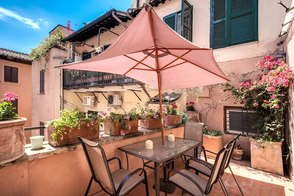 Step Spanish Apartment with Terrace