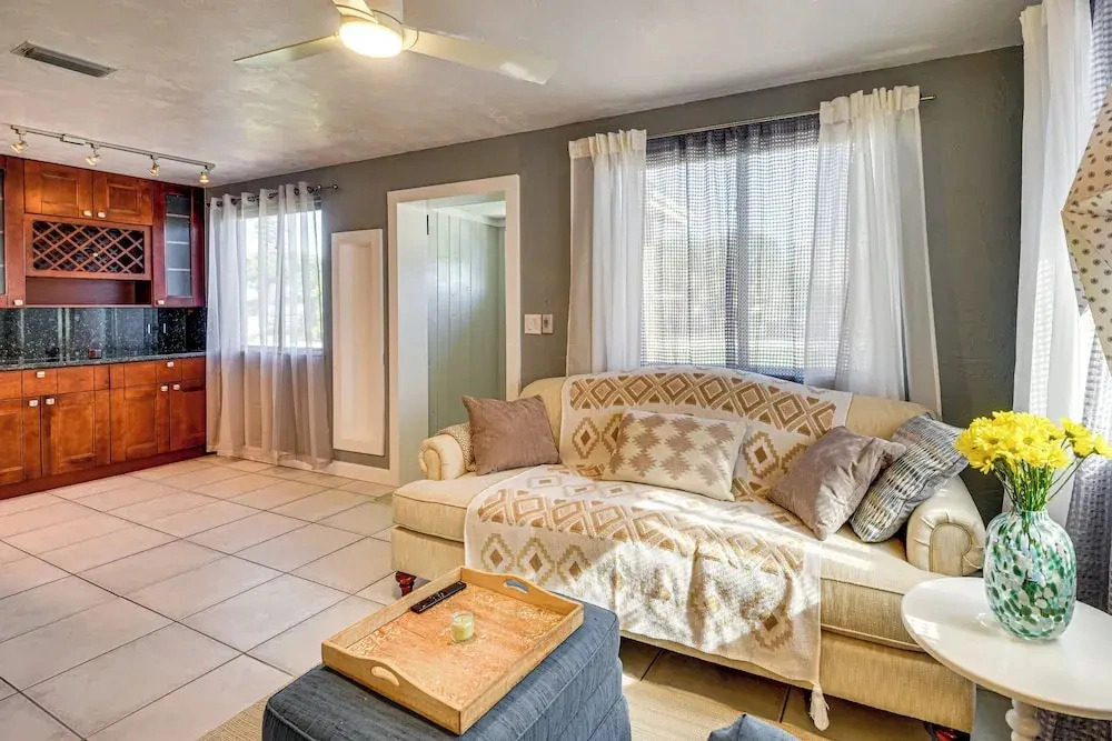 Steps to Sand! Ormond Beach Escape w/ Patio & BBQ