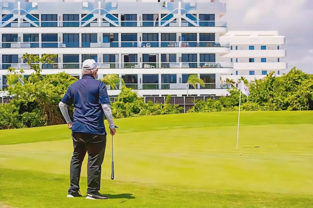 Cana Rock Star, Vista al campo de golf y Piscina 303