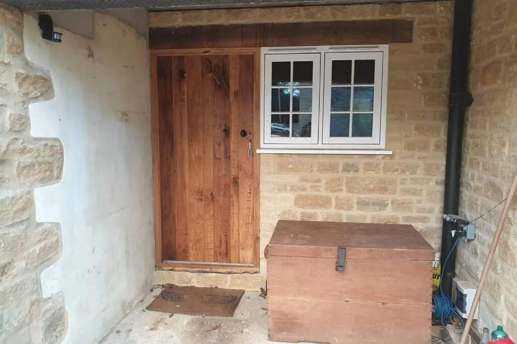 Traditional coach house in rural private estate.