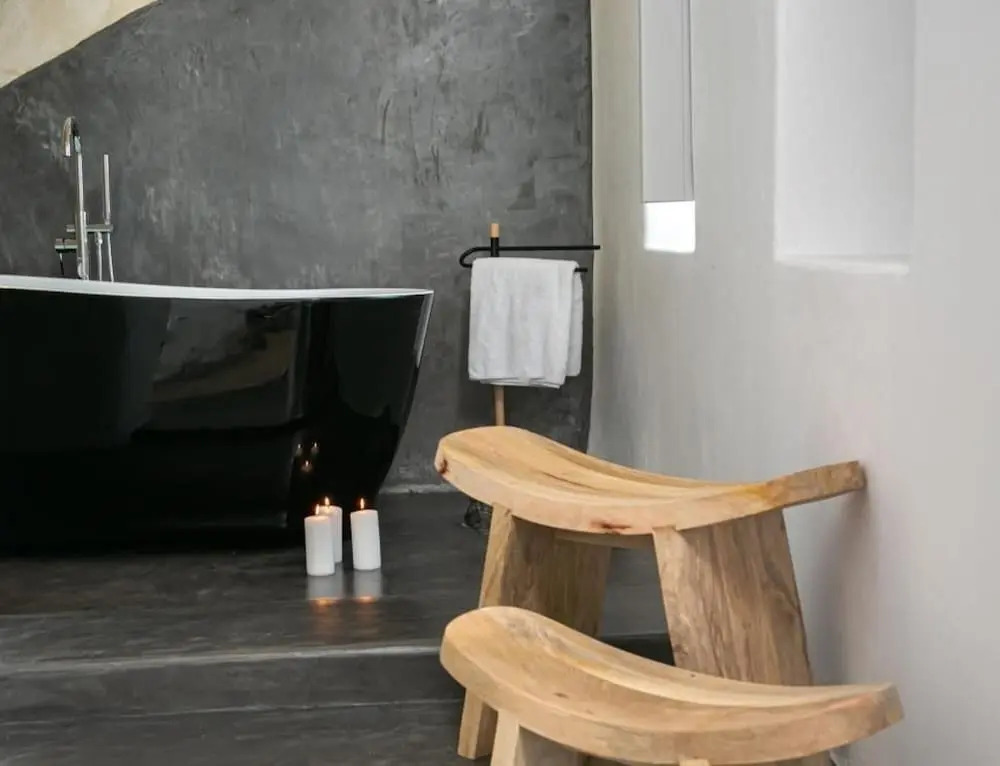 Elysian Santorini Oia Luxury Cave Villa With Outdoor Hot Tub With Sea Sunset View
