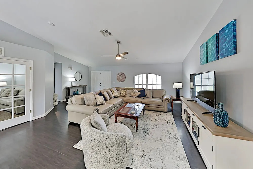 Stylish Tropical Getaway W/ Pool & Oversized Yard 3 Bedroom Home