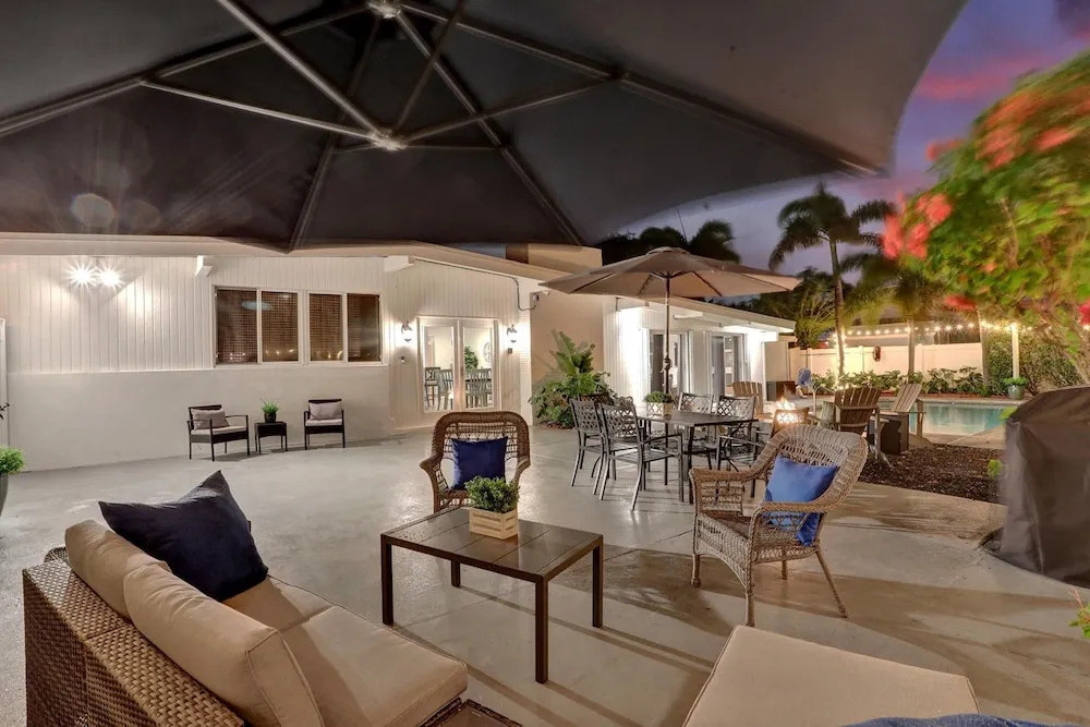 Renovated home wheated pool BBQ