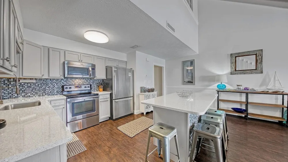 Crystal Villas 12B - Updated 2 Bedroom with Loft Beach Front Condo In the Heart of Destin