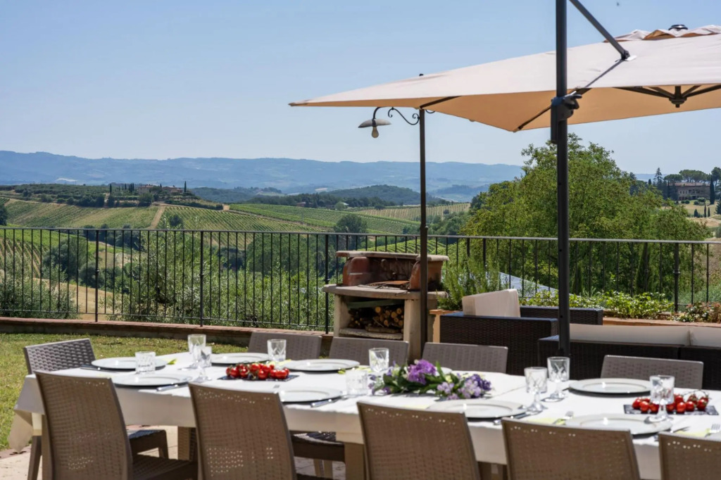 Beautiful villa immersed in the Tuscan countryside with private swimming pool and sauna-Villa L' Elsa