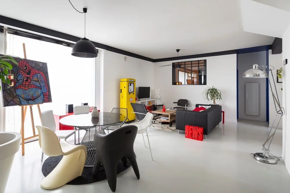 Le 32 - Loft Pop Art - 3 Chambres Avec Parking Privé