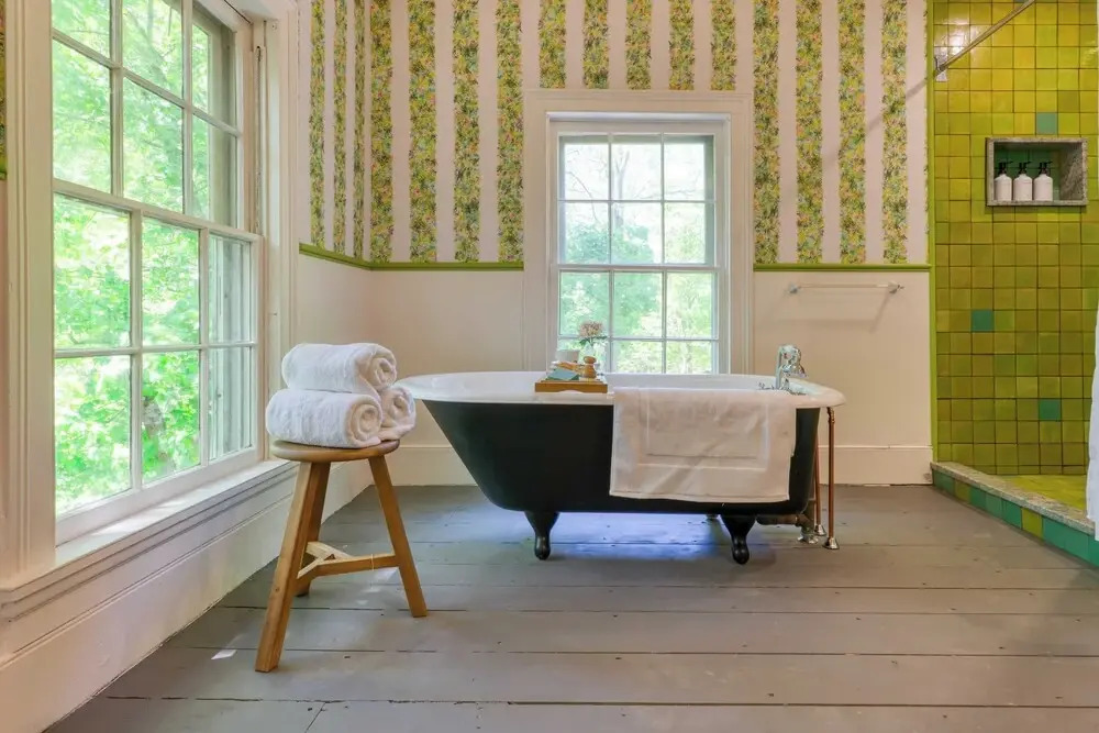 Relax in Style at Historic Modern on Main With Modern Amenities & Wooded Views