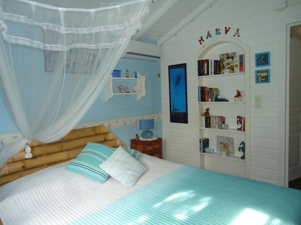Bungalow With 2 Bedrooms in Le Moule, With Wonderful sea View, Private