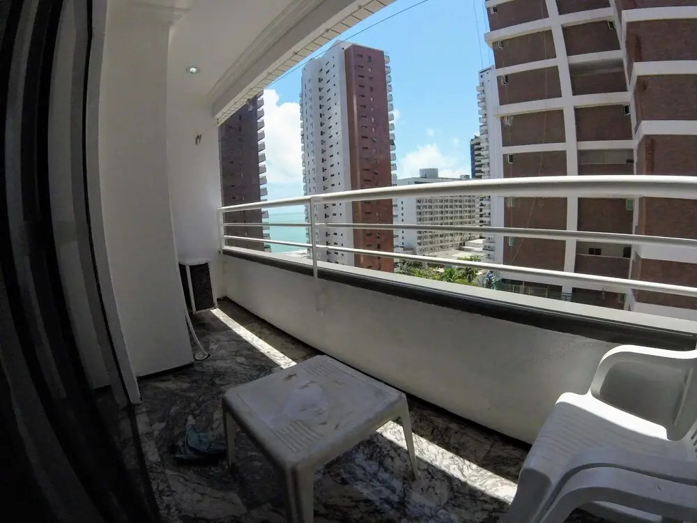 Flat com linda vista mar, perto de tudo !!!