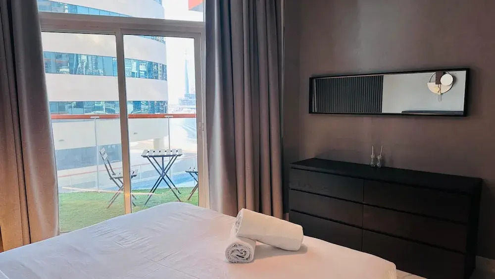 Premium 2 Bedroom with Burj Khalifa and Canal view in Millennium Binghatti Residence