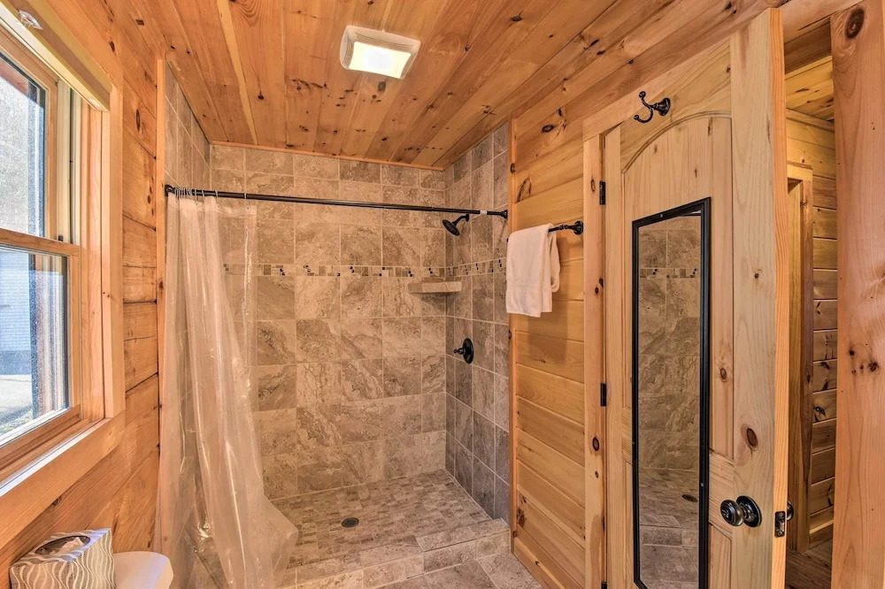 Private Cabin w/ Furnished Porch on < 3 Acres!