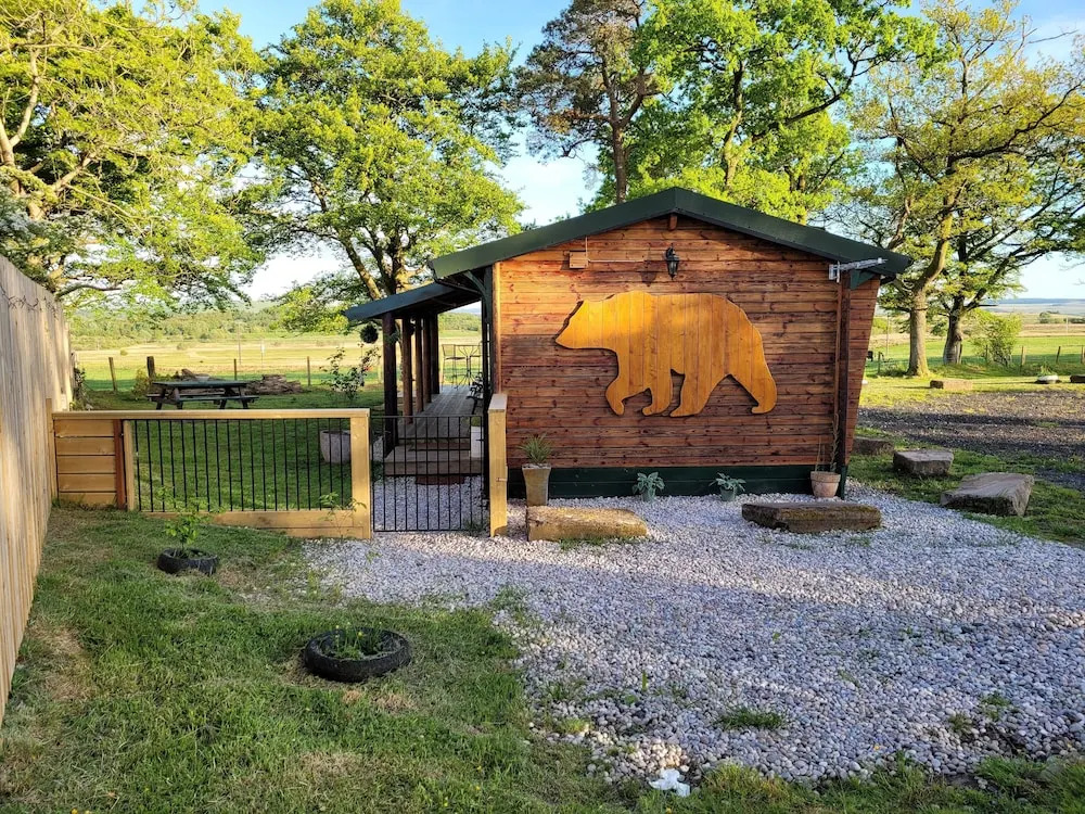 Cosy wood cabin in rural area near national park