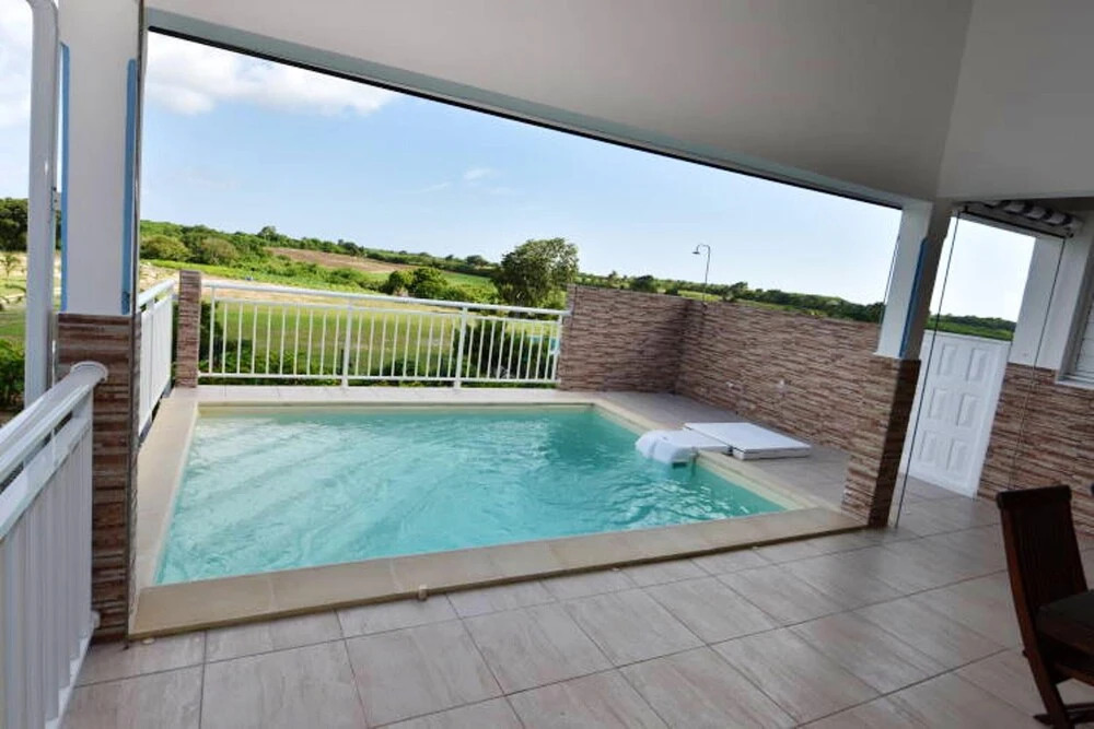 Villa With 3 Bedrooms in Saint François, With Wonderful sea View, Private Pool, Enclosed Garden