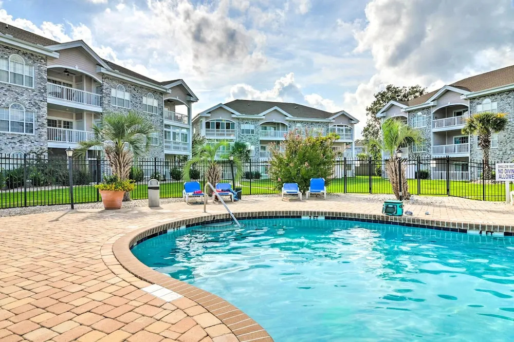 Golf, Swim & Unwind at Bright Myrtle Beach Condo!