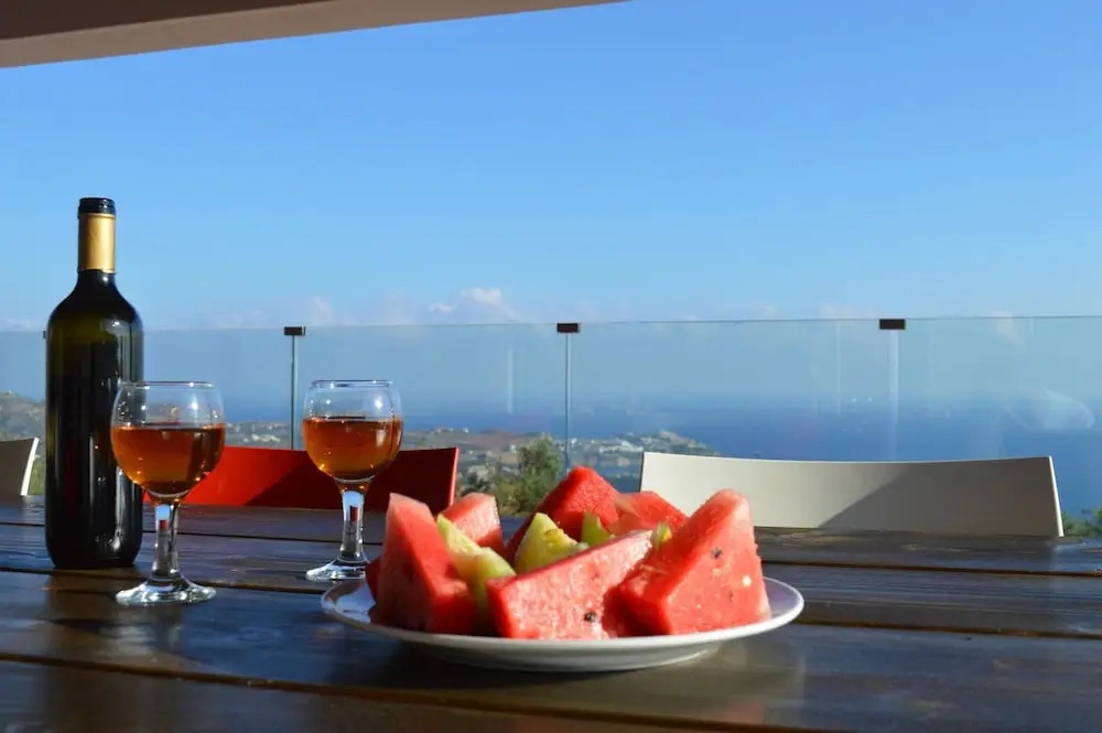 Villa With 7 Bedrooms in Agia Pelagia, With Wonderful sea View, Privat