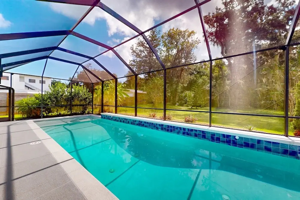 Updated Home With Private Pool, Patio, Central AC, & W/D