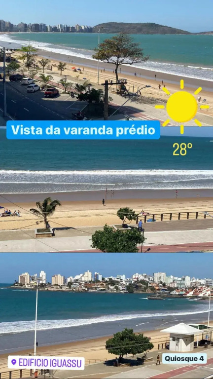 Suíte Mar - Praia do Morro - prédio frente Mar com elevador, atravessou a avenida, já está na Praia - com garagem - internet