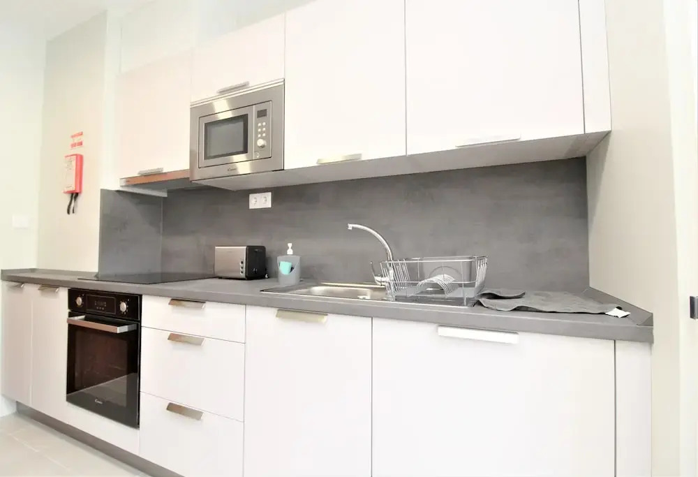 Grey Apartment in City Center with Sea View