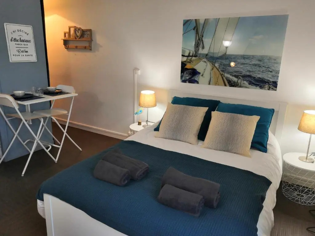 Escale Dieppe Gambetta - Appart et Studios 2-6 personnes Vue Ville et Mer