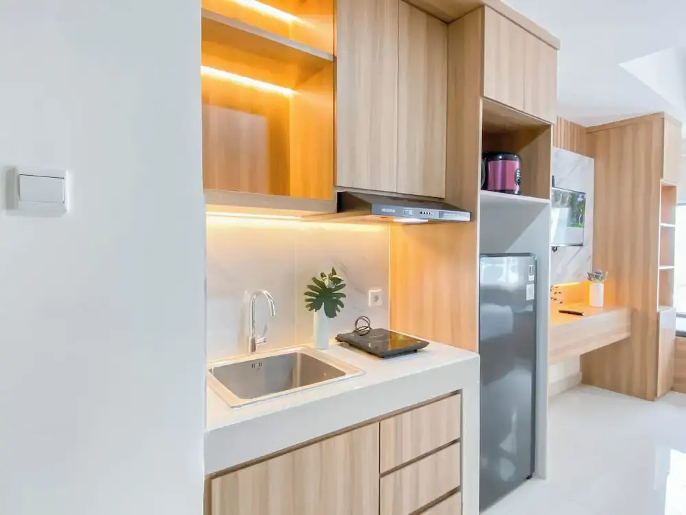 Cozy White Studio At Pollux Chadstone Apartment