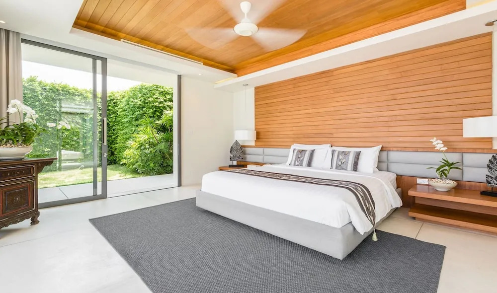 Villa Natha, world-class sea view, gym, massage room, cinema, full service with private dining, north Chaweng
