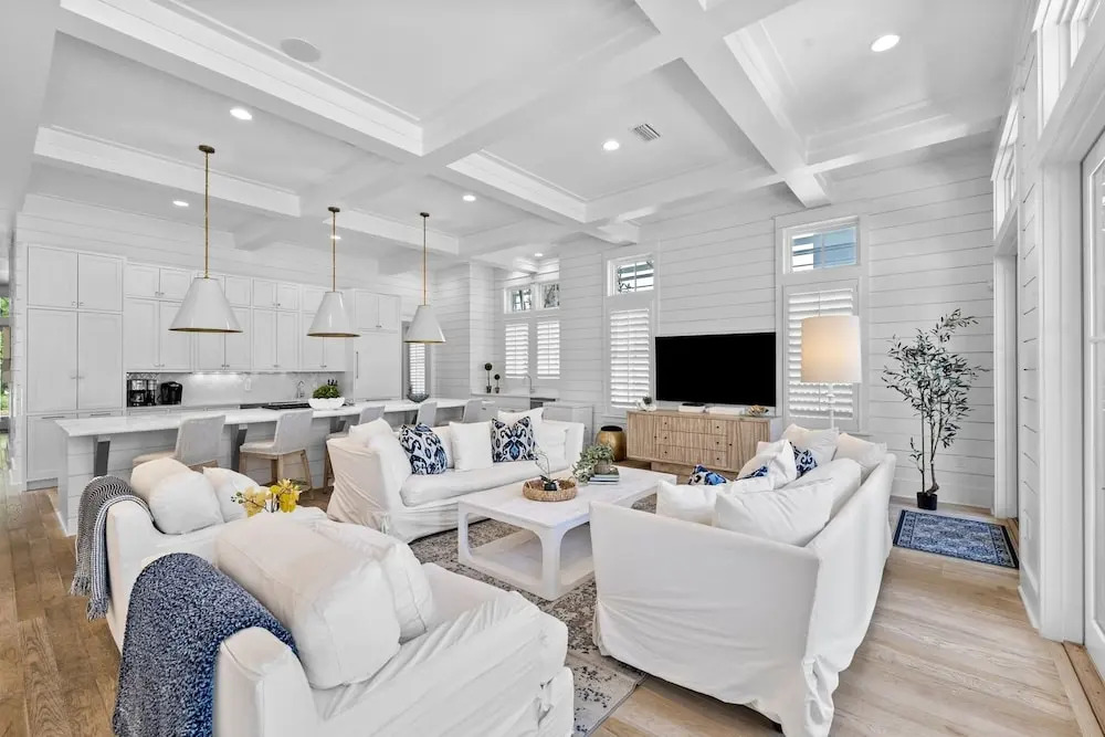 Watercolor Luxury On 30a! 63 Western Lake, Park District, Pool, 7 Bdrms, Slps 16+ 7 Bedroom Home by RedAwning