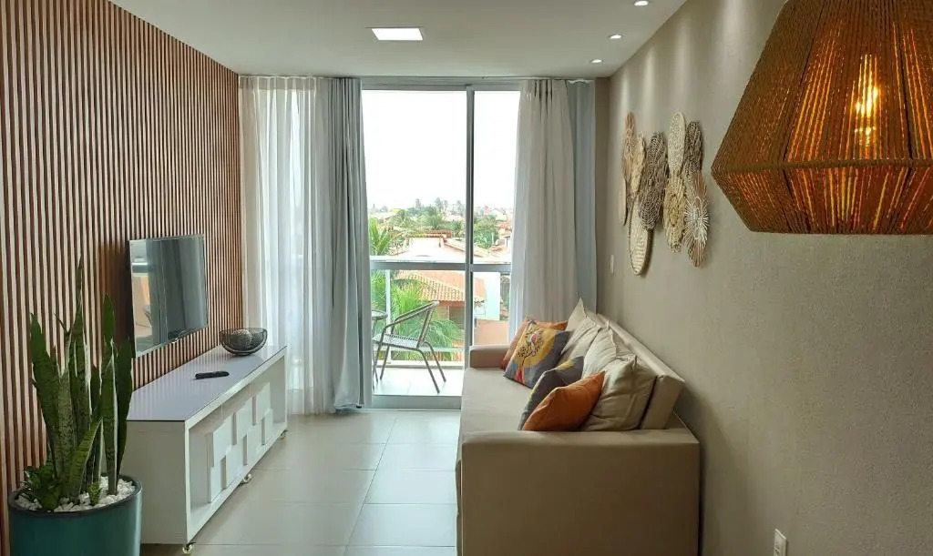 Areias do Mar Tranquilo com Varanda A317