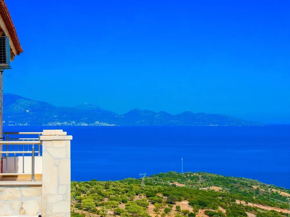 Beautiful Luxury Villa, Private Pool, Panoramic View on Ionian Sea, Zakynthos