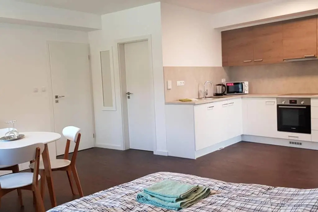 Suite with back garden
