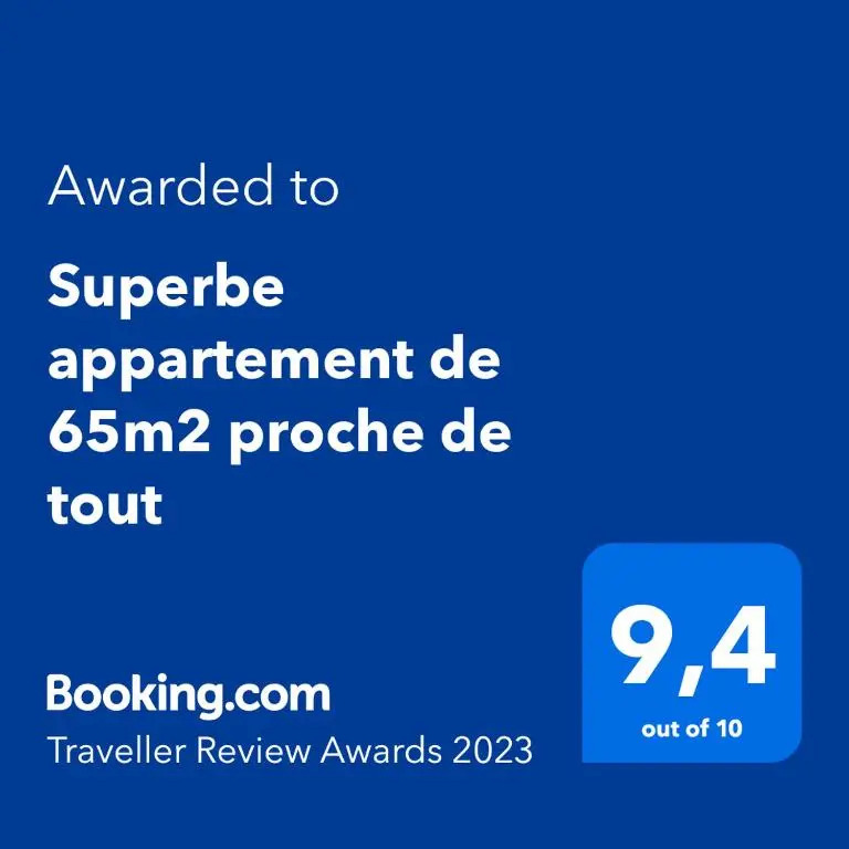 Superbe appartement de 65m2 proche de tout