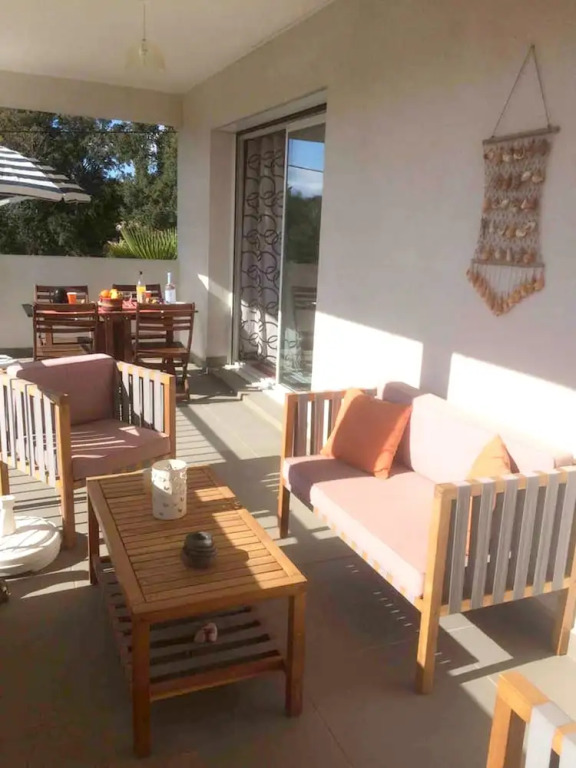 Apartment With One Bedroom In Santa Lucia Di Moriani With Wonderful Sea View Terrace And Wifi