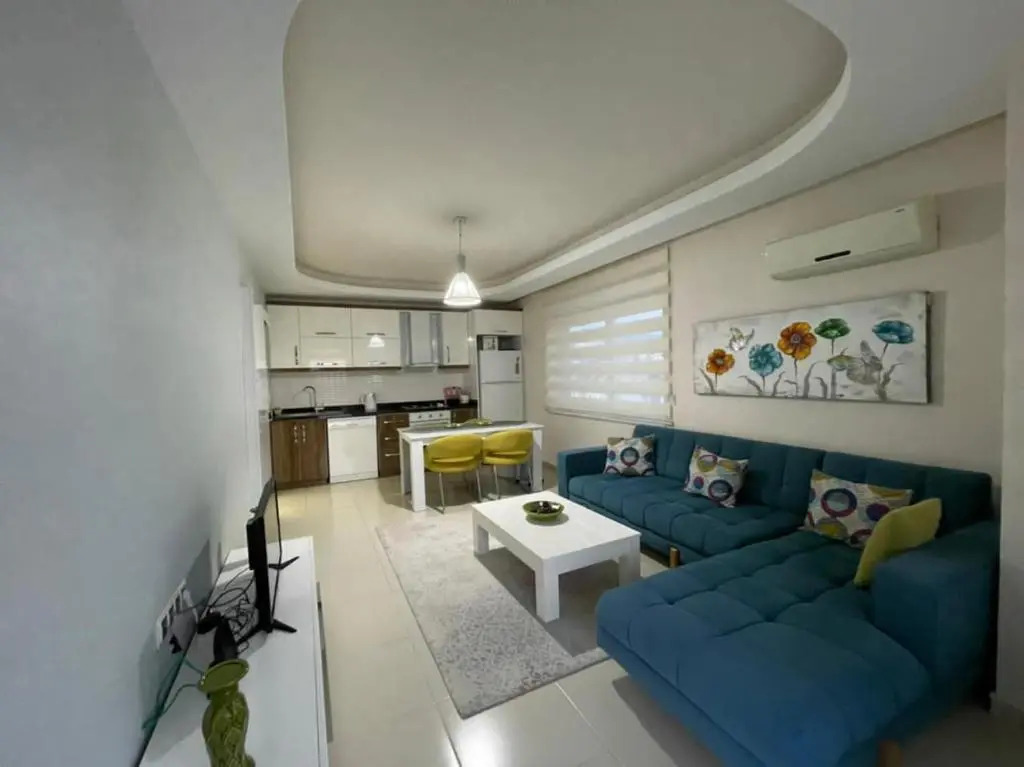 LUXURY 1+1 with pool, sauna 200m to the beach
