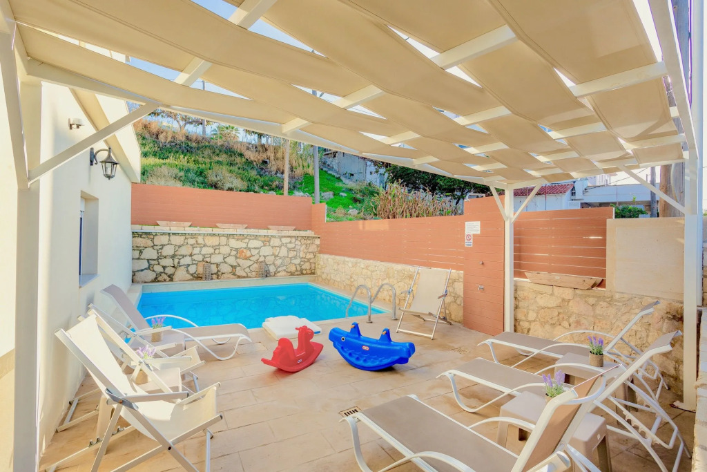 Thalassa Beachfront Villa with private pool