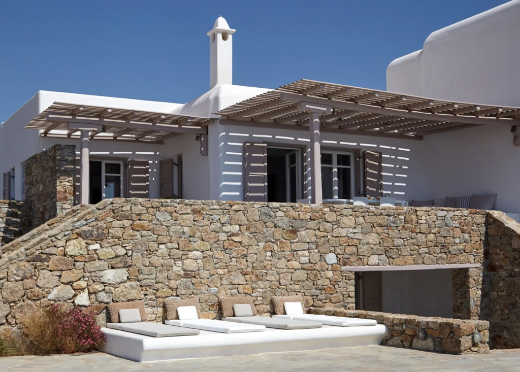 Amazing view Mykonian Villa with 5 bedrooms and pool