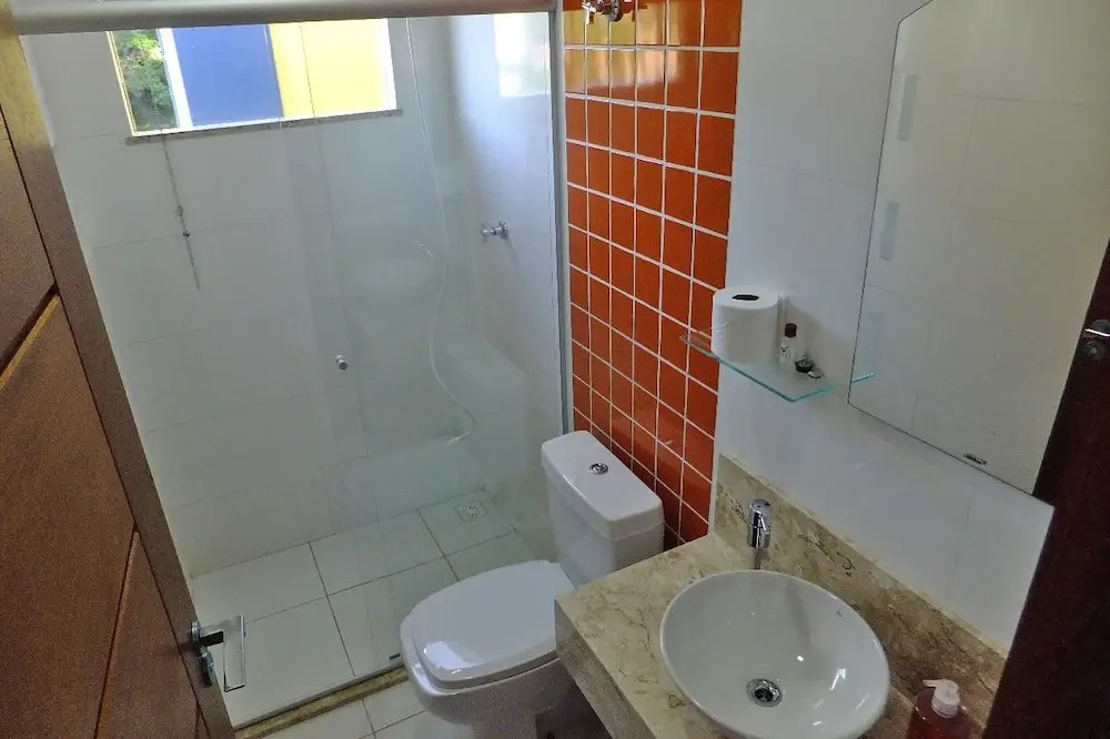 Apartamento para 6 pessoas na praia de Taperapuan