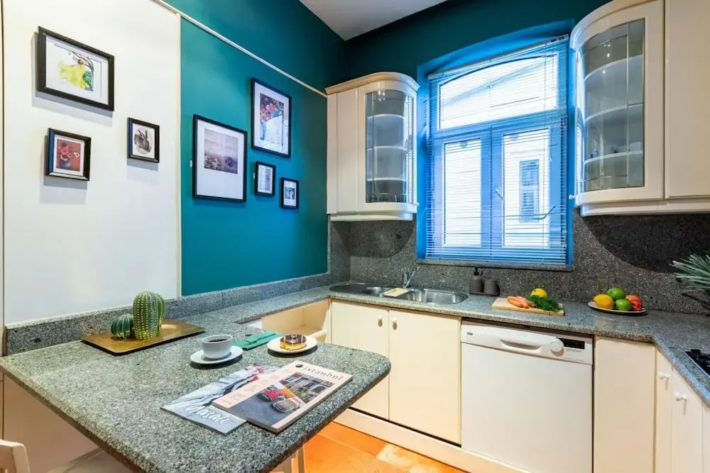 Flat With Balcony and Bosphorus View in Beyoglu