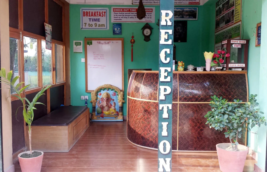 Hotel National Park Sauraha- Homely Stay and Peaceful Location with Jungle Safari arrangements
