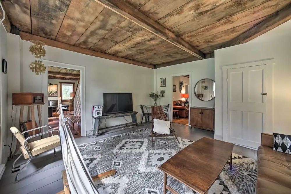 Game Room & Fire Pit: Peaceful Catskills Farmhouse