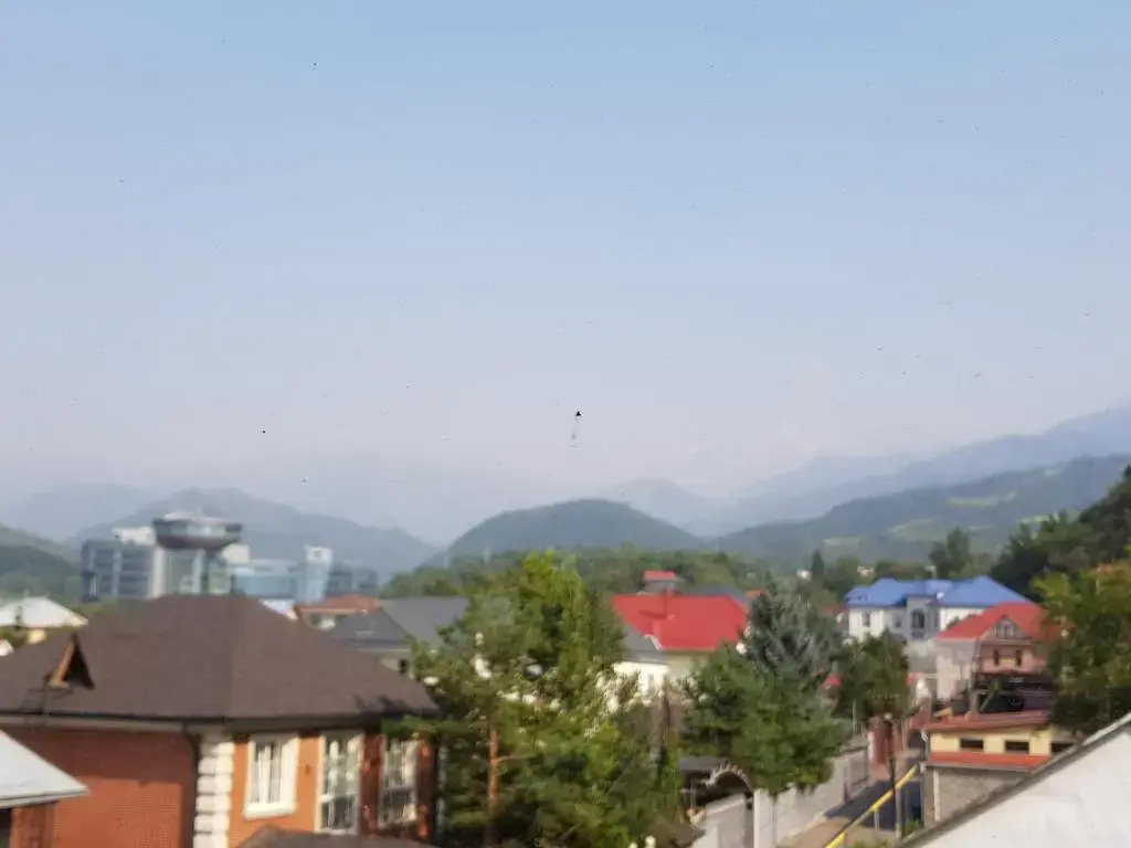 Mountain and city view house