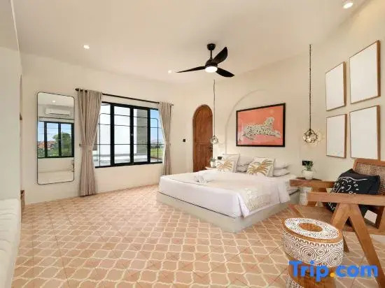 Lux Loft Villa Canggu Buduk North Pererenan with Ricefield View