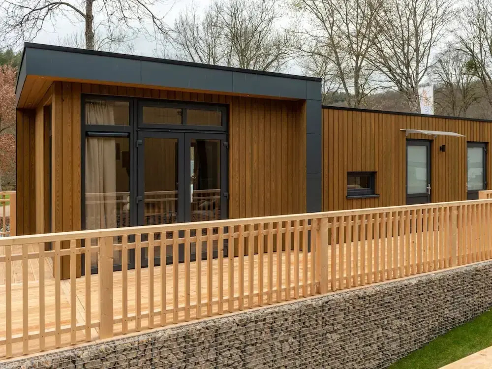 Modern Chalet With Dishwasher, in a Holiday Park, in a Natural Environment