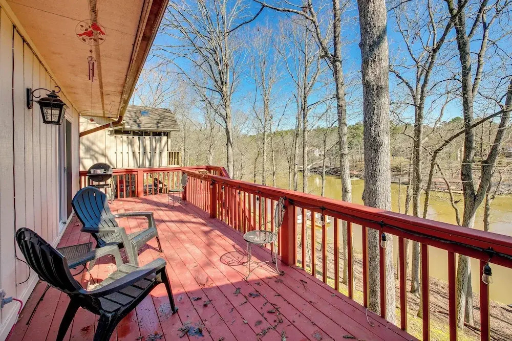 Lakefront Hot Springs Village Vacation Rental