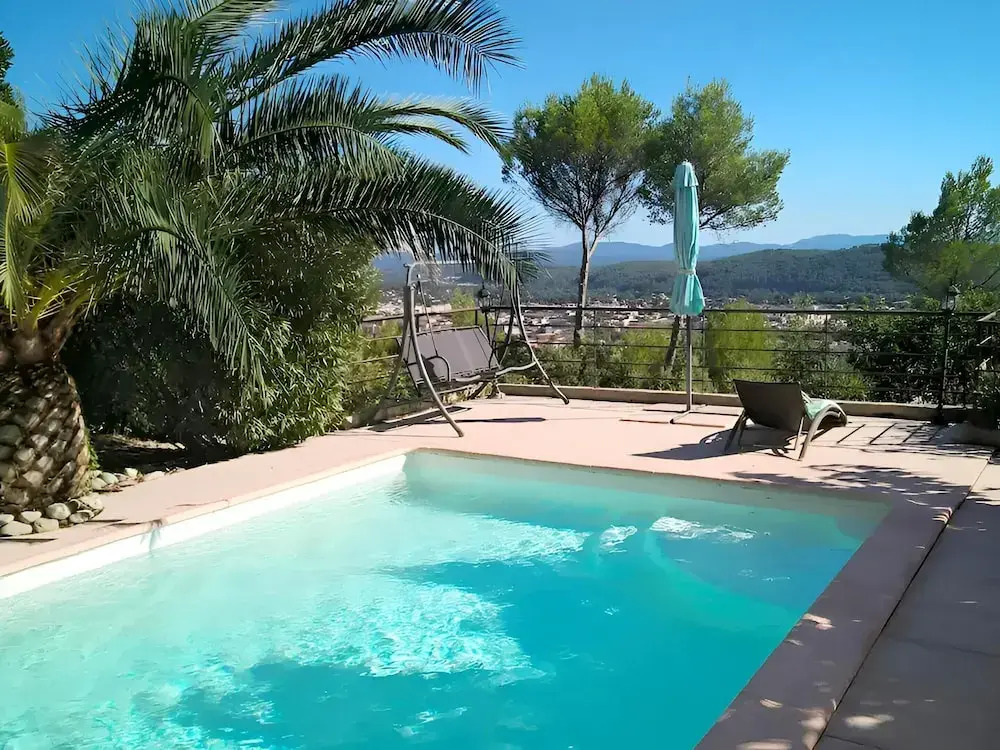 Villa with private pool, garden & panoramic views