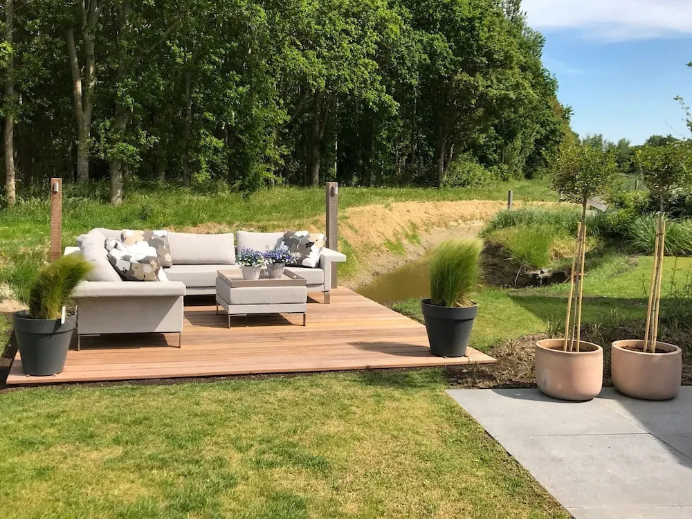 Chalet in Zeeland With Garden and Fireplace