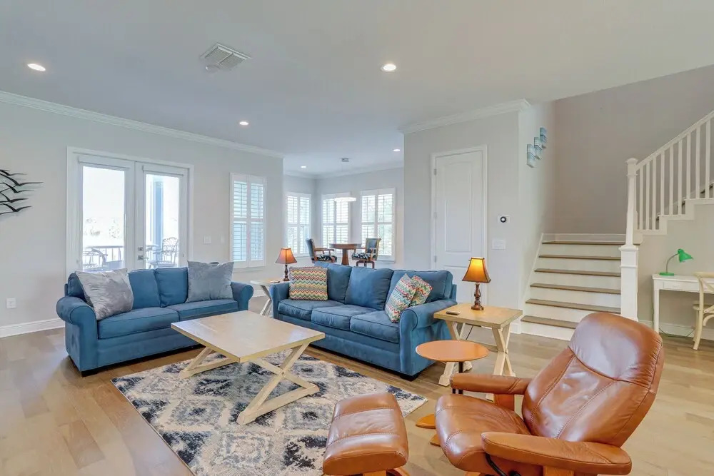 Steps to Shore: Modern Redington Beach Townhome