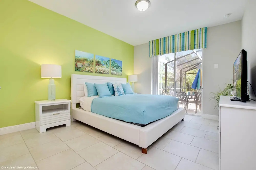 Tropical Luxury Near Disney! Professionally Decorated With Huge Pool, Game Room. 6bd/ 4.5ba #6st129