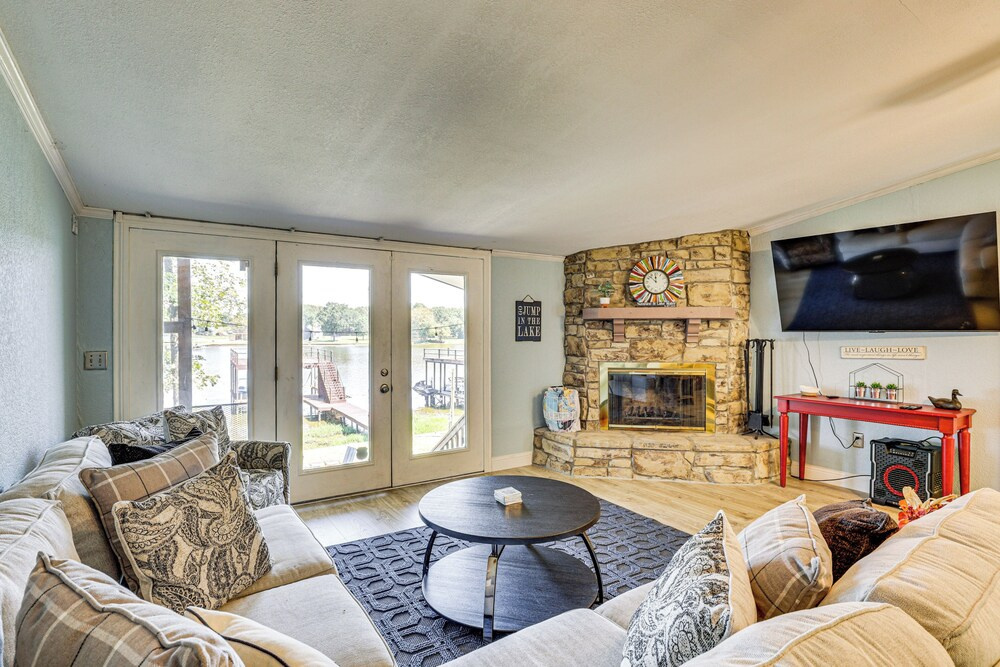 Lakefront Escape w/ Game Room & Dock in Mabank!